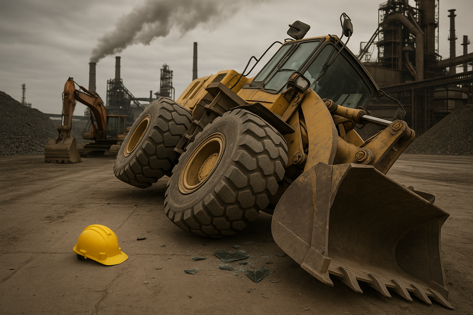 workplace accident heavy machinery caused by fatigue in heavy industry no person-1 workplace accident heavy machinery caused by fatigue in heavy industry no person-1