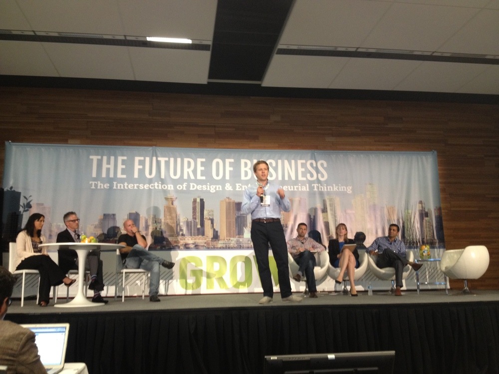 Sean Kerklaan speaking at GROW