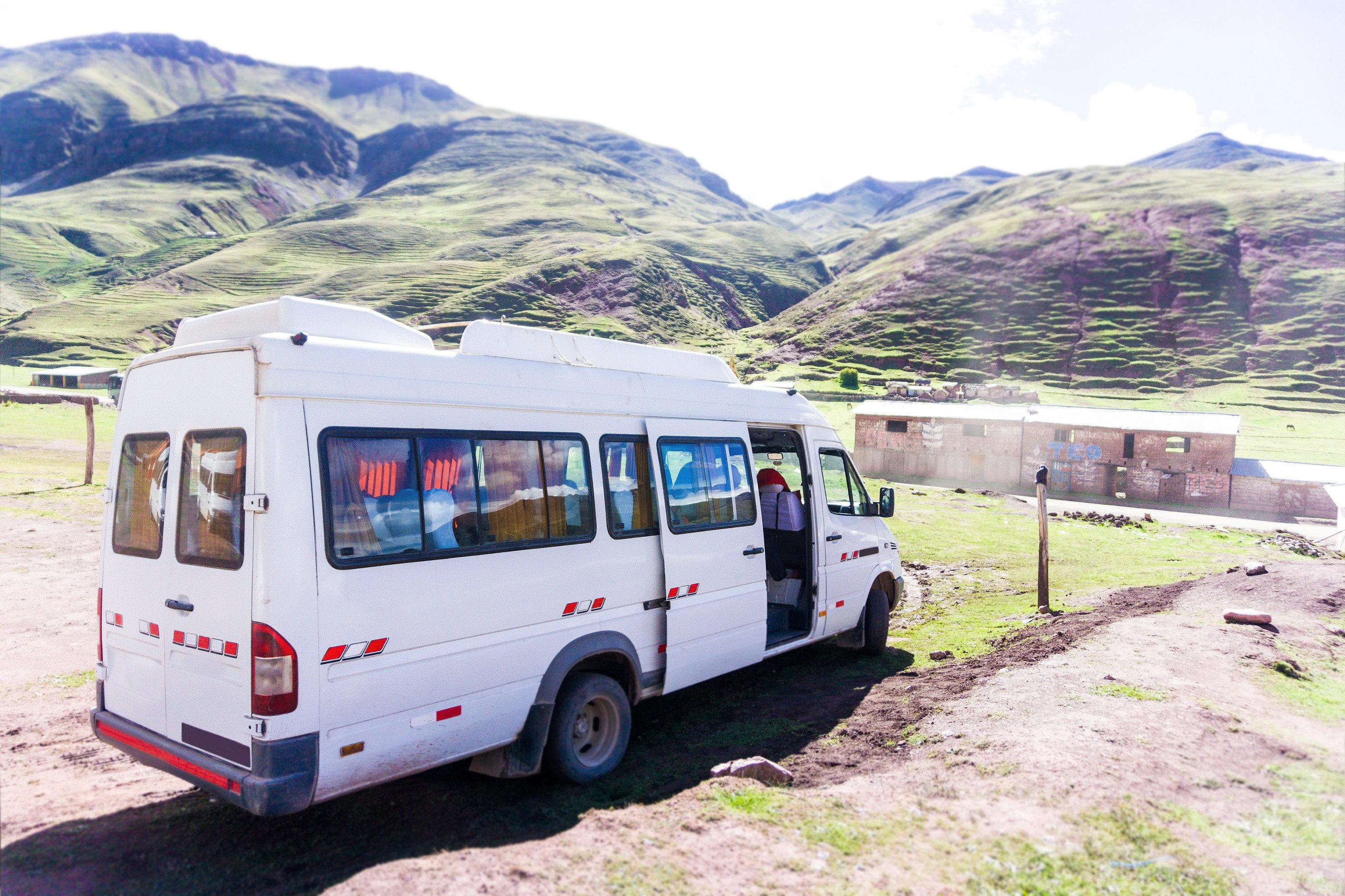 mining bus transportation to mine site