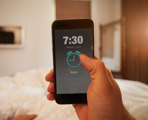 FS Blog - mobile phone alarm clock