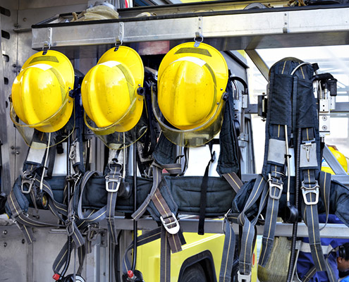 FS Blog - fire fighters helmets and gear