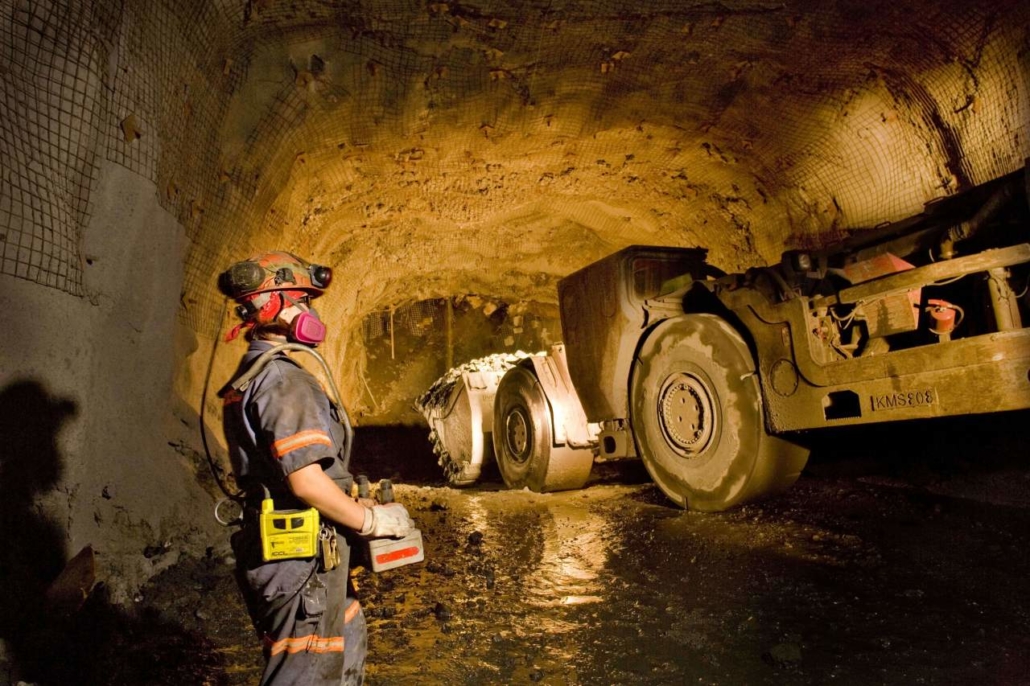 Operator in a mine